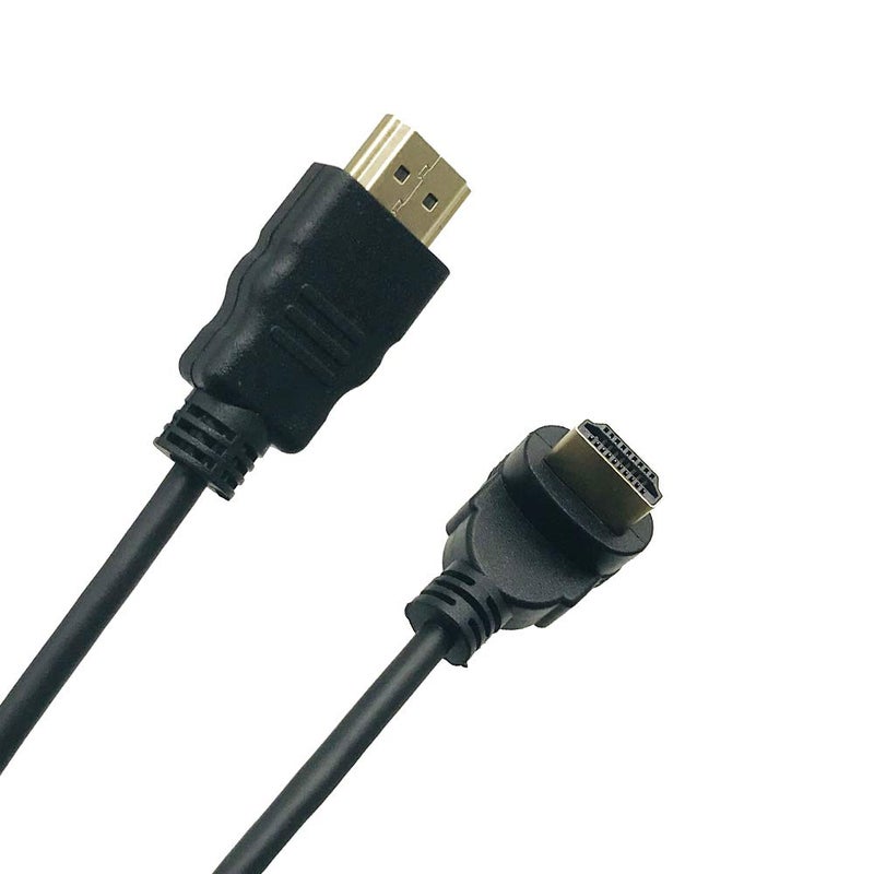 Seadream 4K Coiled HDMI Cable,Spring Spiral Down Angled HDMI Male to Male Converter Adapter Cable, Support 3D 4K, Stretched Length Up to 7.8FT - Image 3